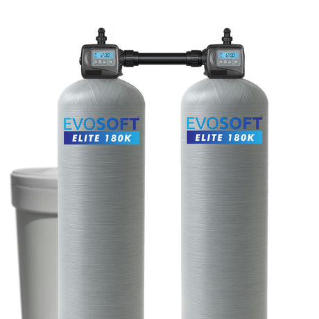 EVOSOFT™ Elite 360K Grain Dual Alternating Commercial Water Softener (City Water) (1)