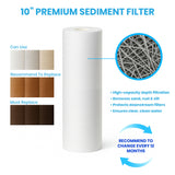 AQUAREX™ 10” Sediment Pre Filter Kit 50 Micron (1)