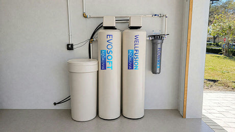 90K Almond UV Protective Water Softener Mineral Tank Cover (2)
