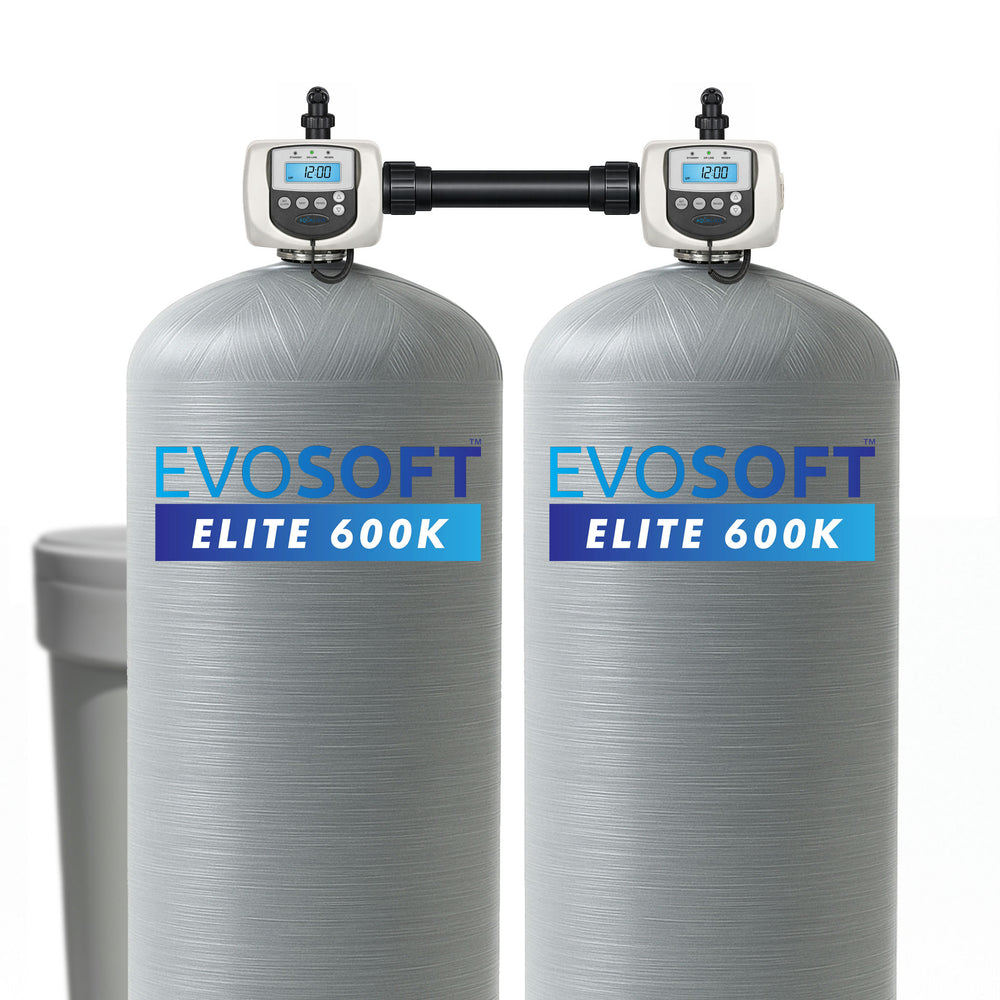 EVOSOFT™ Elite 1200K Grain Dual Alternating Commercial Water Softener (City Water)