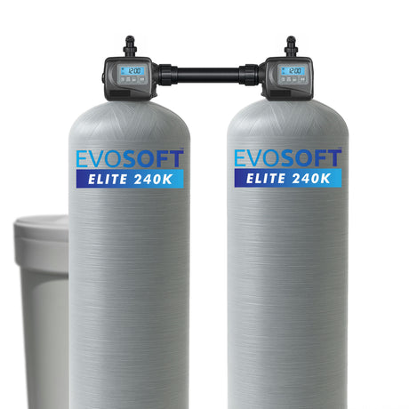 EVOSOFT™ Elite 480K Grain Dual Alternating Commercial Water Softener (City Water) (1)