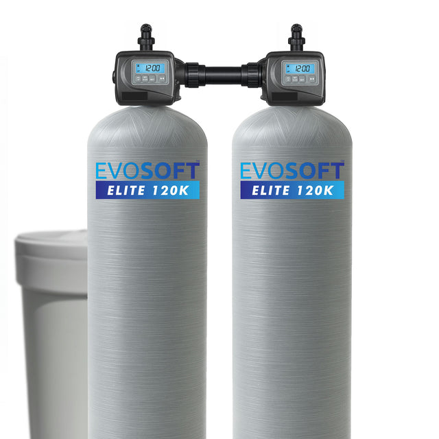 EVOSOFT™ Elite 240K Grain Dual Alternating Commercial Water Softener (City Water) (1)